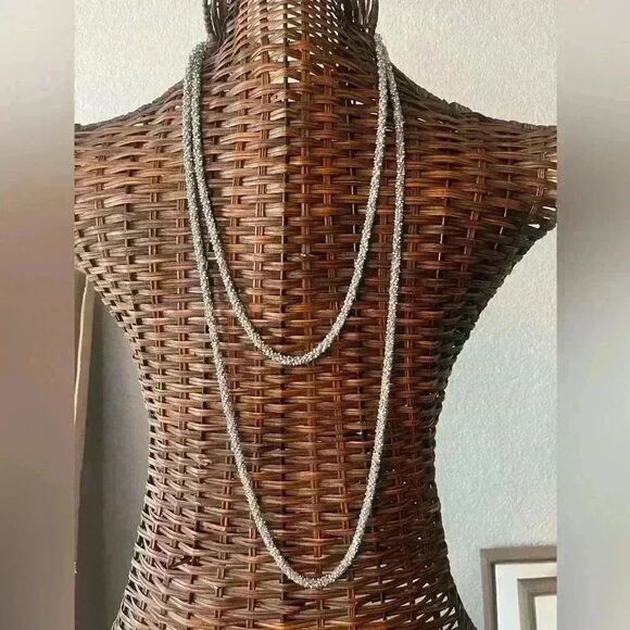 Double string seed bead necklace by Chicos - Picture 1 of 4